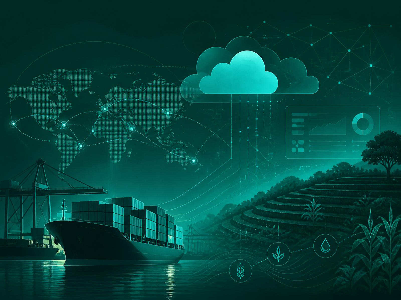 Integrated logistics, cloud, and agriculture visualization